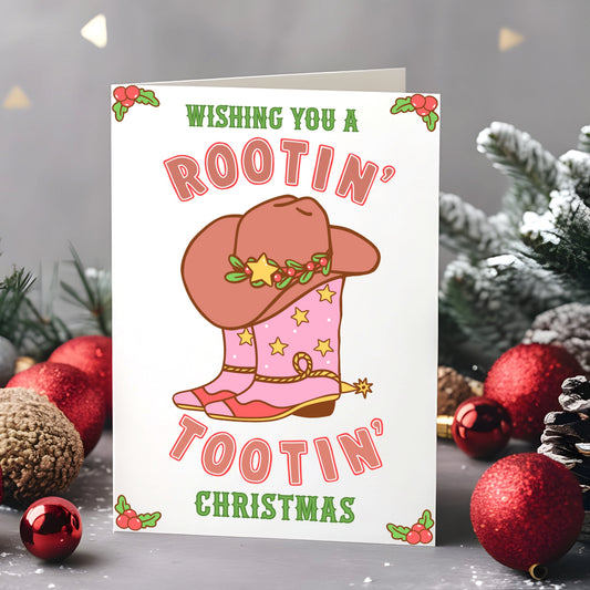 Rootin’ Tooting’ Christmas Card