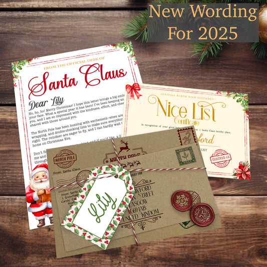 Traditional Santa Bundle (Personalised)